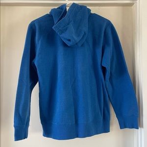 Quicksilver blue zip-up jacket.